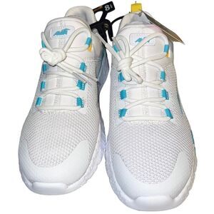 Avia White Womens Shoes Athletic Lightweight Lace Up‎ Memory Foam 8 1/2